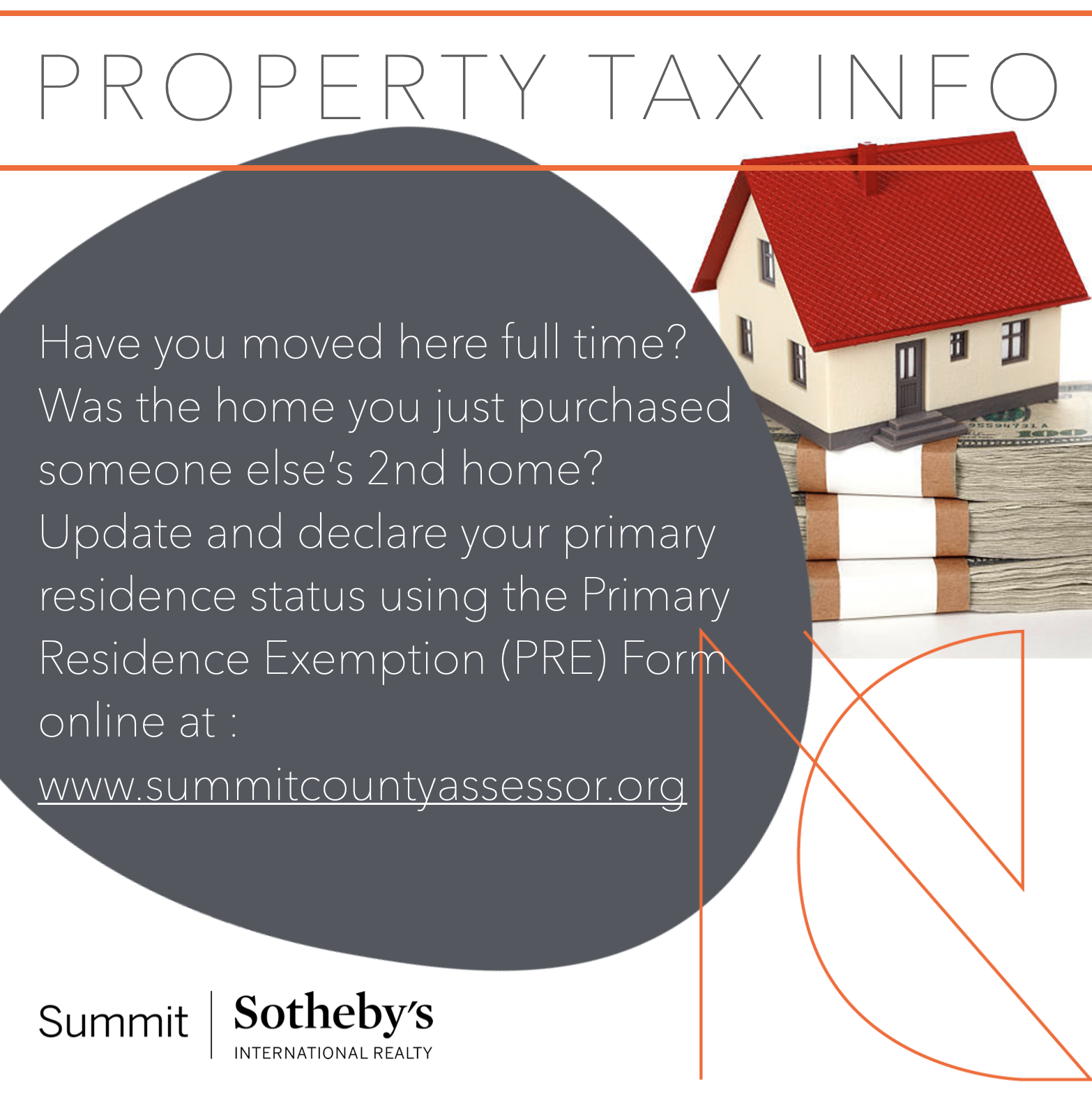 Summit County Property Taxes and Primary Residence Exemption Form 